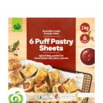 WOOLWORTHS PUFF PASTRY SHEETS 1KG