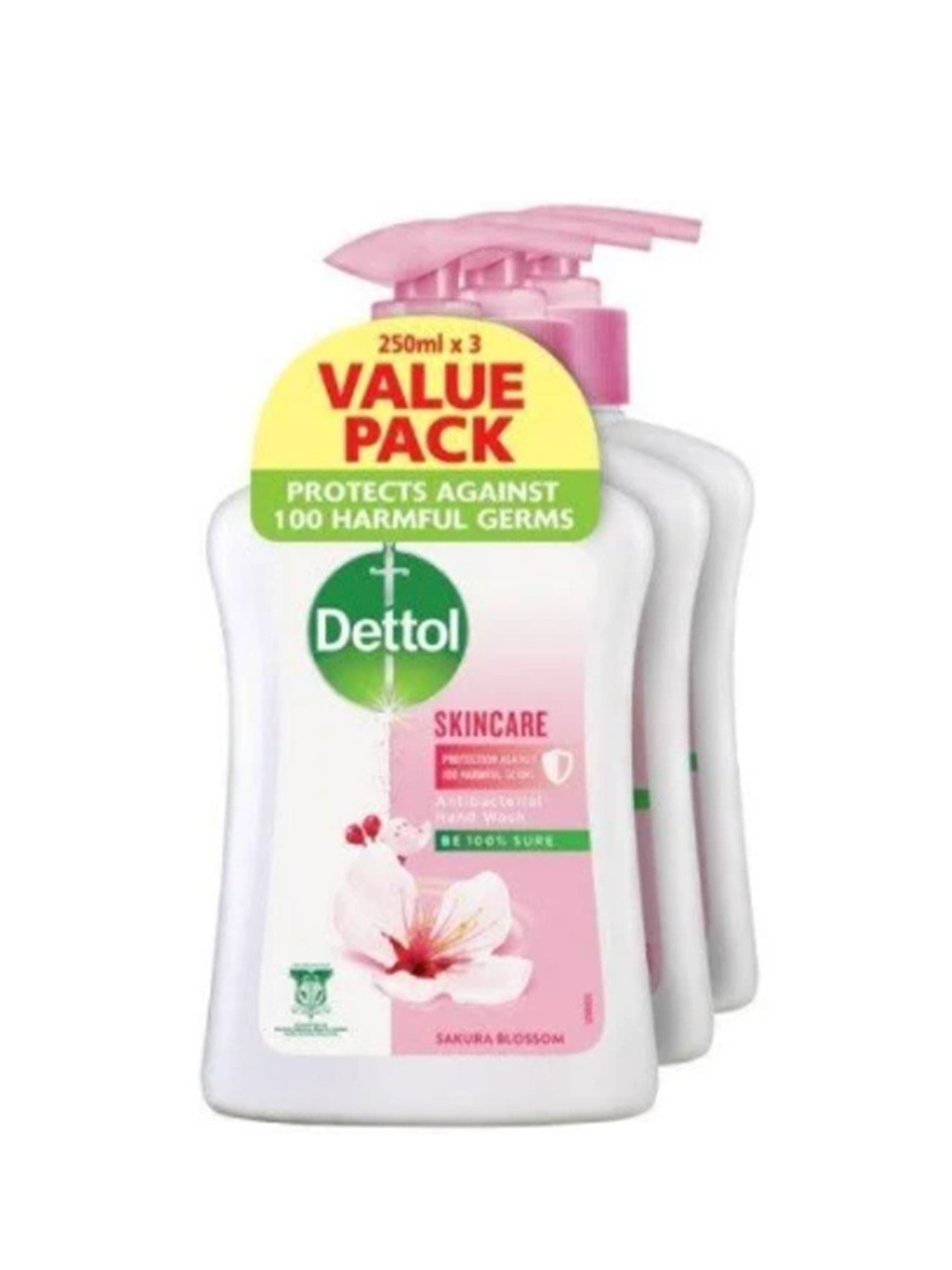 DETTOL HAND WASH SKINCARE 3X250ML