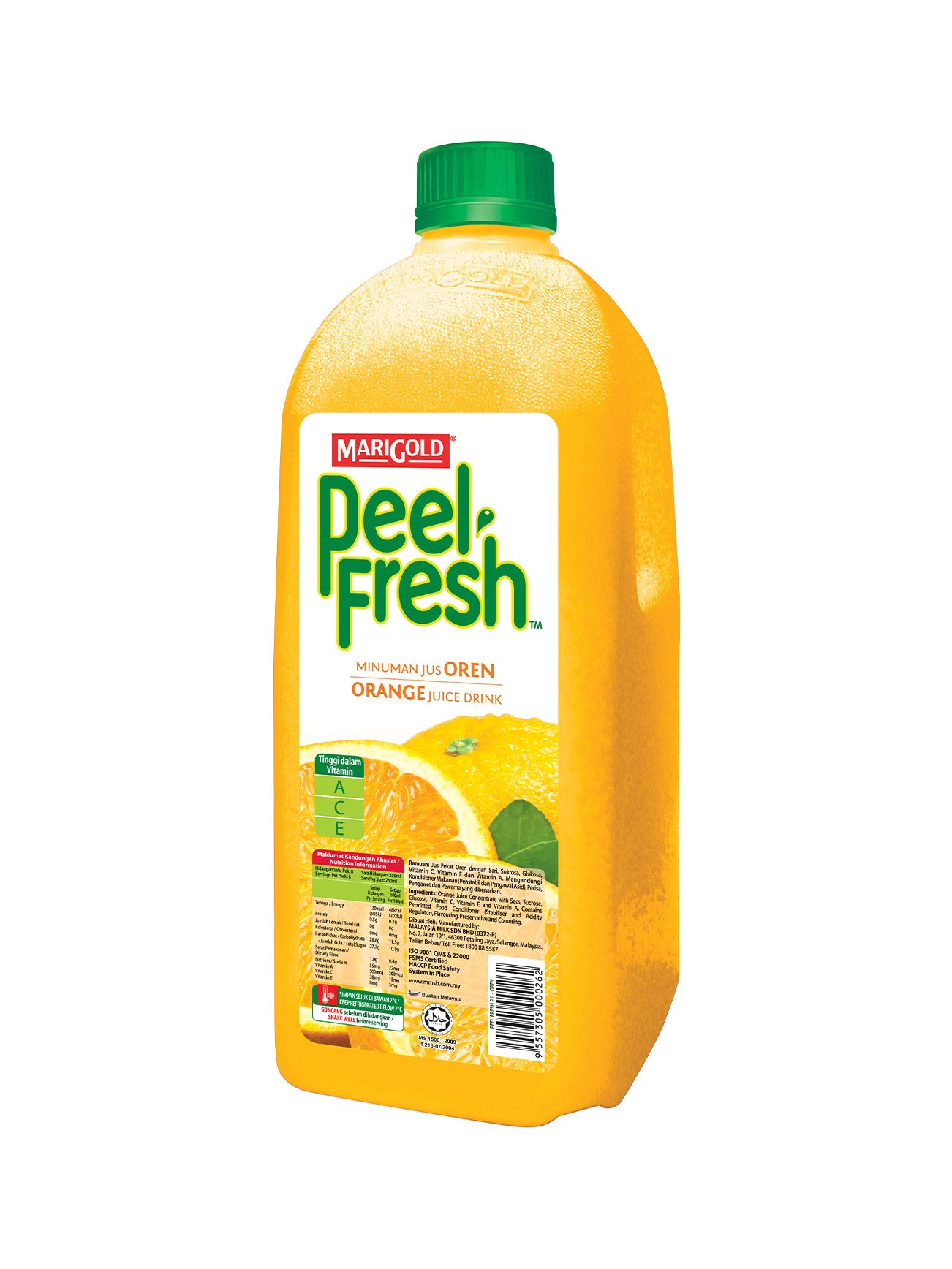 MARIGOLD PEEL FRESH ORANGE 2L