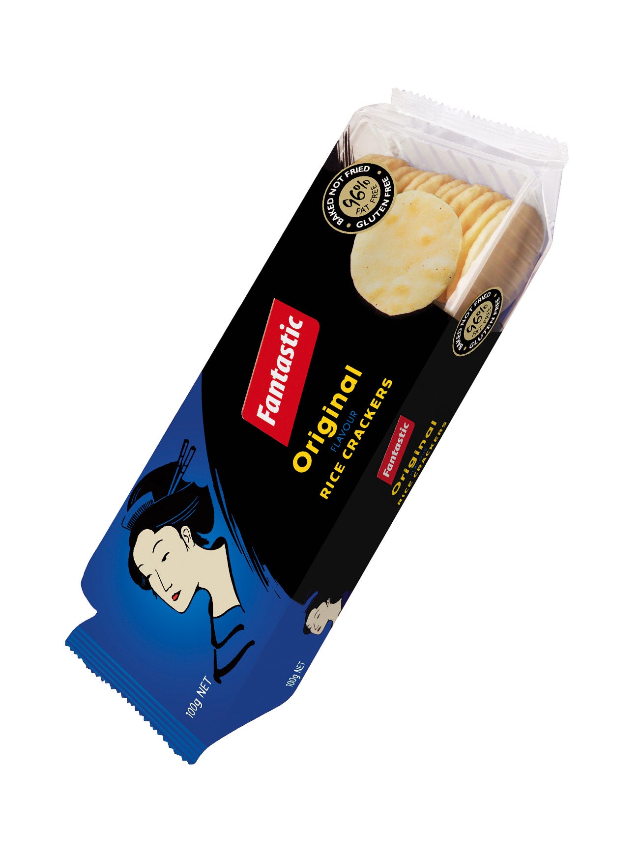 FANTASTIC RICE CRACKER ORIGINAL 100GM