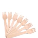 ECO WOODEN FORK 40PCS