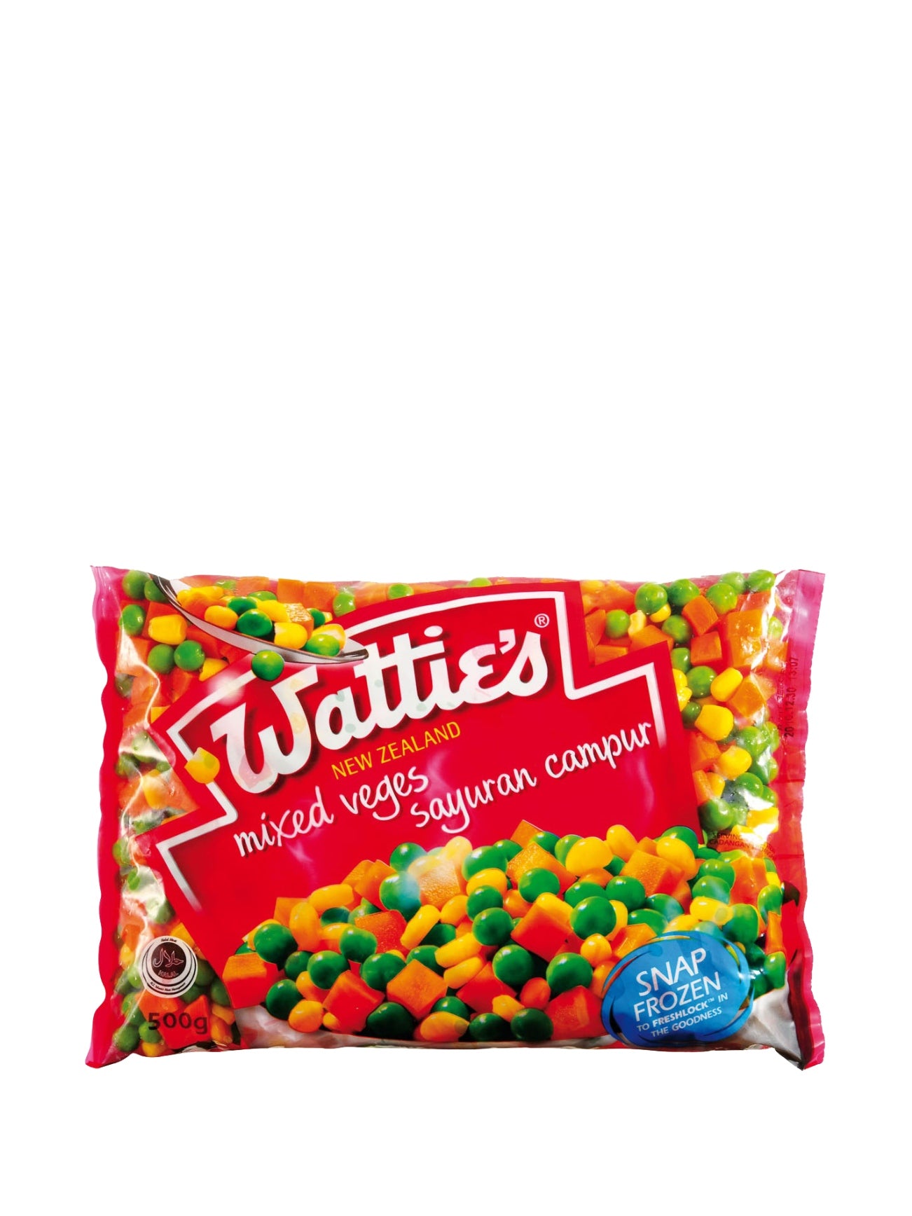 WATTIES MIXED VEGETABLES 500G