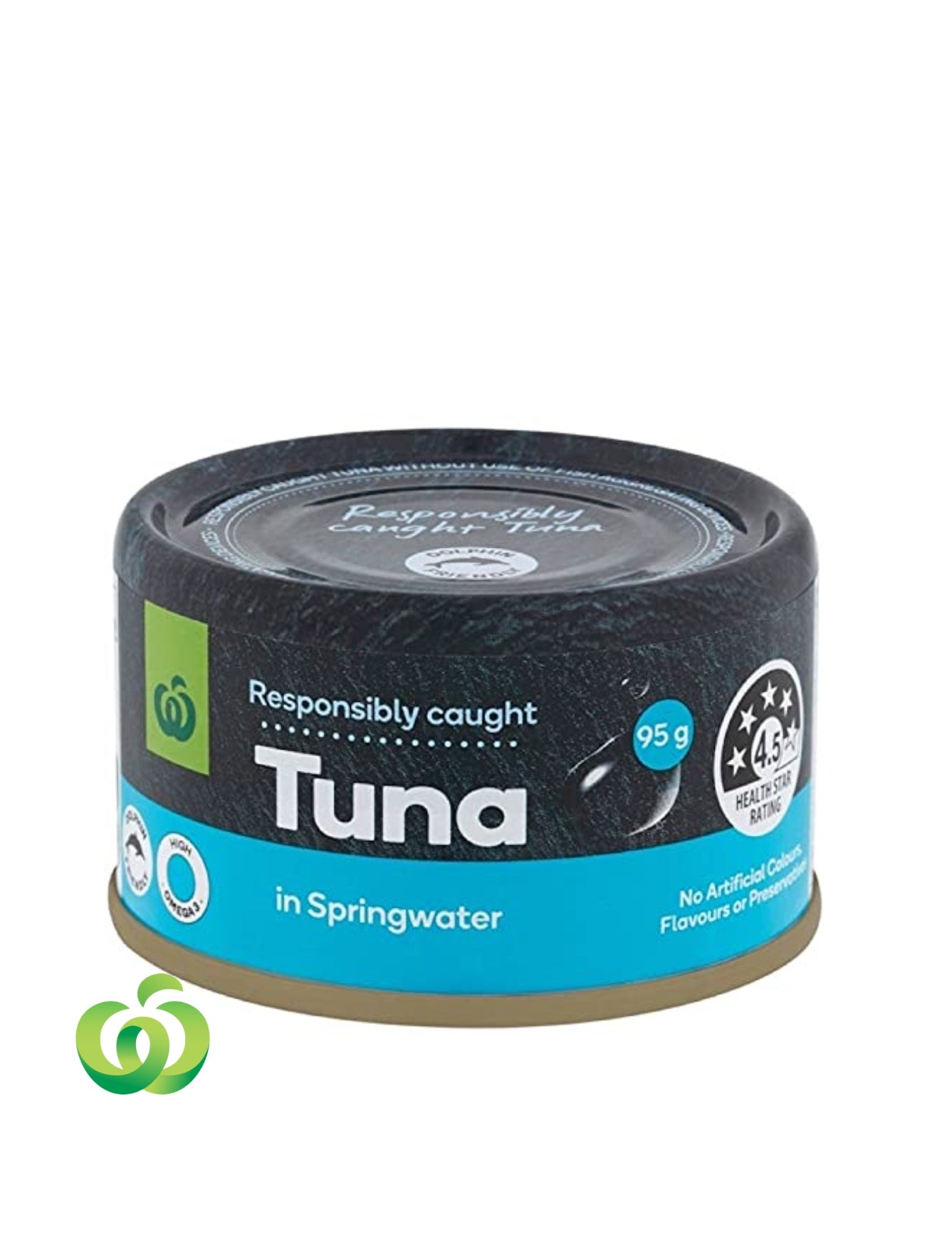 WOOLWORTHS TUNA IN SPRINGWATER 95G